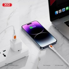 Esmo Home Xo Is Beauty Hızlı Şarj Kablosu NB280, 3A Max, Pvc, 1 Metre Uzunluk, Veri Transfer Kablosu, Dayanıklı Tasarım (Usb-A Lightning)
