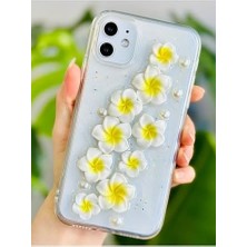 Esmo Home 12 ve 12 Pro ile Uyumlu Sarı Çiçek Tasarım Oyuncaklı Esnek Silikon Kılıf
