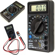 Esmo Home Dijital Multimetre – Akım, Voltaj, Direnç Ölçer Elektrik Ölçü Aleti, Taşınabilir Dc/ac Ölçüm Cihazı, Güvenlik Sigortalı Tester, LCD Ekranlı Multimetre