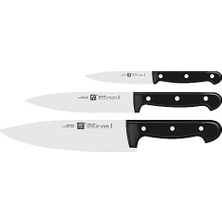 Esmo Home Zwilling Twin Chef 2 Bıçak Seti, Paslanmaz Çelik, Siyah