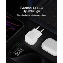 Esmo Home Boostcharge Küp USB C Duvar Şarj Cihazı, 20 W Usb-C Şarj Cihazı, 16, 16 Plus, 16 Plus, 16 Pro, 16 Pro Max, Galaxy S24, Ipad, Airpods ve Daha Fazlası Için