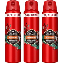 Esmo Home Old Spice Bearglove Erkek Sprey Vücut Deodorantı 150 ml 3lü Paket
