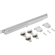 Esmo Home N187-082 V1060 Sürgülü Kapı Donanımı Nikelde Yumuşak Kapanır