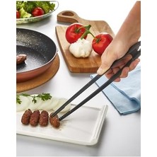 Esmo Home Rotanev Pratik Yanmaz Yapışmaz Sert Plastik Cımbız Maşa | 220 Dereceye Kadar Dayanıklı Cımbız Maşa