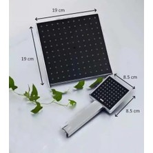 Esmo Home Yapı Kare Tepe Duş Başlığı ve El Duşu Krom Duş Başlığı Siyah Renk Banyo Seti