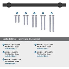 Esmo Home BP37110MB Everett Appliance Pull, 12 Inç (305 Mm) Merkezden Merkez, Mat Siyah