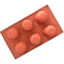 Esmo Home 6 Lı Kesimli Yuvarlak Silikon Kalıp NOCOLOR-466DCFD2 ECMELNM548
