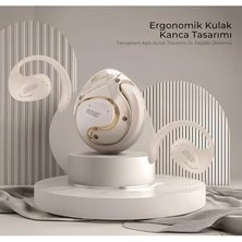 Esmo Home W1 Açık Ows Bluetooth Kulaklık, Krem
