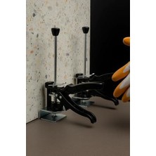 Esmo Home Seramik Mermer Seviye Krikosu, 100 kg Taşıma Kapasiteli, Metal Gövde, Zemin Düzleme Aparatı,,, Granit Döşeme, Hizalama Aracı, Profesyonel, Kriko Sistemi (1 Adet)