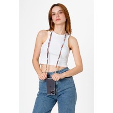 Esmo Home Caramel El Örgüsü Telefon ve Çanta Askısı