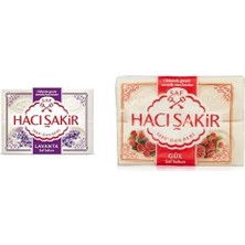 Esmo Home Fiico Lavanta Kalıp Sabun (4 Adet) ve Gül Kalıp Sabun (4 Adet)