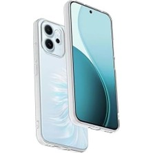 Esmo Home - Oppo Reno 14F ile Uyumlu Kılıf Kamera Çıkıntılı Korumalı Yumuşak Şeffaf Silikon +9h Ekran Koruyucu Cam Set