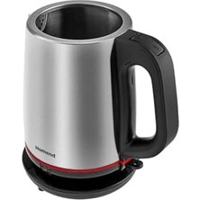 Esmo Home Homend Royaltea 1711H Çelik Çay Makinesi Inox Siyah