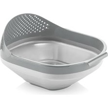 Esmo Home Katlanır Akordiyon Pirinç Süzgeci 23 * 26 * 14 cm