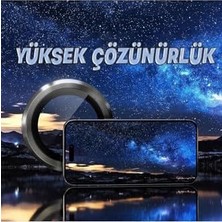 Esmo Home 15 Pro Max Ile Uyumlu Kamera Lens Koruyucu, Çiziğe ve Darbeye Dayanıklı Koruyucu, Siyah