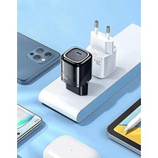 Esmo Home CH-8291 20W Mini Pd Type-C Girişli Şarj Adaptörü, Siyah