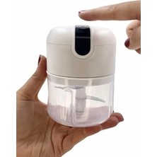 Esmo Home Yeni Nesil Şarjlı Sarımsak Rondosu 3 Bıçaklı Pratik Mini El Rondosu Mini Rondo