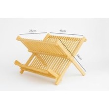 Esmo Home Bambu Tezgah Organizeri, Bambu Bulaşıklık Bej Belirtilmemiş