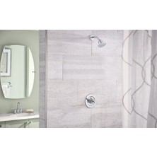 Esmo Home Gibson Krom Posi-Sıcaklık Basınç Dengeleyici Modern Valf Kaplama, Vana Gerekli, T2901