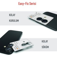 Esmo Home iphone 15 Pro - 15 Pro Max Uyumlu (Natürel Titanyum) Kamera Lens Koruyucu, Kolay Kurulum, Alüminyum Alaşımlı Çerçeve, Darbelere ve Çizilmelere Karşı Yüksek Dayanıklı Temperli Cam