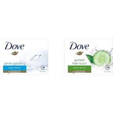 Esmo Home Dove Beauty Cream Bar Katı Güzellik Sabunu Gentle Exfoliating Nemlendirici Etkili, 90 G(1) Dove Beauty Cream Bar Katı Güzellik Sabunu Fresh Nemlendirici Etkili, 90 G(1)