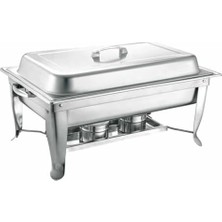 Esmo Home Epınox Chafing Dish Reşo Ekonomik 9 L, (Cde-9)