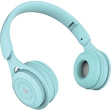 Esmo Home Jopus Ritmo Kulak Üstü Kablolu Kulaklık Katlanabilir Js-80 (Mavi)