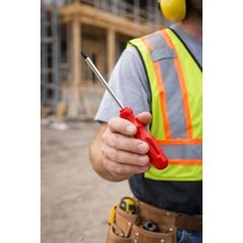 Esmo Home Manyetik Uçlu Yıldız Tornavida, Ergonomik Kaymaz Sap, Dayanıklı Çelik Şaft, Vida Sökme Takma, Inşaat, Nalbur ve Ev Tamir Tornavidası