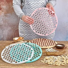 Esmo Home Safestore Pratik Mantı Kalıbı Mantı Kesme Aparatı Büyük Boy Mantımatik 32 cm 121 Adet Mantı