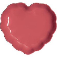 Esmo Home Emile Henry Kalp Şeklinde Kek Kalıbı, Kalp Şeklinde, Seramik, Pembe