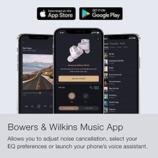 Esmo Home & Wilkins Pi5 S2 Kablosuz Hybrid Gürültü Önleyici (Anc) Kulaklık, Bluetooth, Aptx ve Entegre Mikrofonlu B&W0434, Green
