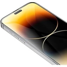 Esmo Home 15 Pro Max Ile Uyumlu Tam Kapatan Şeffaf Esnek Kırılmaz Cam Ekran Koruyucu