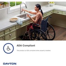 Esmo Home D115151 Dayton Paslanmaz Çelik Evye, Lavabo Için, Üst Tarafa Sabitlemek Için, Saten, Tek Delikli