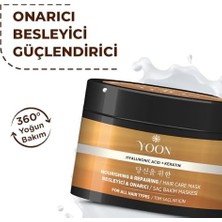 Esmo Home Yoon Durulanmayan Saç Bakım Serumu & Onarıcı Maske Seti – Keratin & Hyaluronik Asit, Vegan Saç Bakım Kompleksi