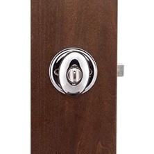 Esmo Home EK2030PS Yumurta Kapı Tokmağı, Gizlilik Fonksiyonu, 1 Paket, Cilalı Paslanmaz