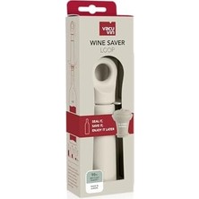 Esmo Home Vacu Vin Şarap Vakum Seti, Kum Beji (1 Pompa, 1 Şarap Tıpası), Kutulu