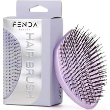 Esmo Home Fenda Profesyonel 4 Pinli Oval Mor Saç Fırçası