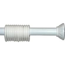 Esmo Home Banyo Duş Perde Borusu 120CM-210CM Beyaz