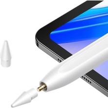 Esmo Home Kablosuz ve Kablo Şarjlı Aktif Stylus Pürüzsüz Yazı Serisi (Beyaz)