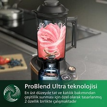 Esmo Home Philips Flip And Juice Katı Meyve Özellikli Sürahi Blender, 1500W, Problend Ultra Teknolojisi, Homeıd Uygulaması, Hızlı Temizleme, HR3770/00