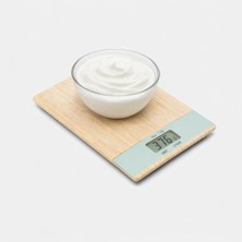 Esmo Home Coverzone 15 kg Kapasite Dijital Mutfak Terazisi Hassas LCD Ekranlı | Tare Fonksiyonlu Elektronik Tartı | Gram kg Ölçüm | Ince Cam Tasarım | Diyet, Pasta, Hamur ve Gıda Tartımı Için | 2404C (Yeşil)