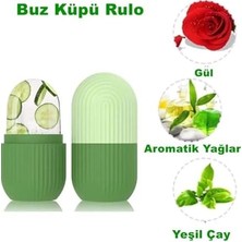 Esmo Home Busstier Silikon Buz Küpü Rulo: Yüz, Göz ve Boyun Masajı Için Cilt Bakım Aracı, Göz Torbalarını Giderici