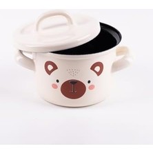Esmo Home Little Bear Mini Bebek Tenceresi 12CM (850 Ml)