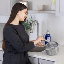 Esmo Home Fox Run Mutfak Fırçası, Bardaklar, Bardaklar, Tabaklar ve Tavalar Için Paslanmaz Çelik Temizleme Fırçası, 26 cm