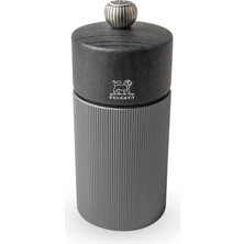 Esmo Home Peugeot - Tuz Değirmeni Line 12 cm + Taş Tuzu - Klasik Öğütme Derecesi Ayarı - Alüminyum ve Pefc Mühürlü Geri Dönüştürülmüş Ahşap - Karbon Renkler