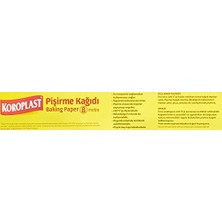 Esmo Home Koroplast Pişirme Kağıdı 8 Mt, Helal Sertifikalı ve Bpa Içermez 37CM x 8mt, Fırında Tavuk, Et, Tatlı, Börek Pişirmek Için Uygun, 220 C° Yüksek Isıya Dayanıklı Fırın Pişirme Kağıdı, Yapışmaz ve Yanmaz