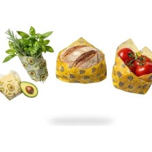 Esmo Home Balmumu Bezleri, Bal Mumu Sarma, Tekrar Kullanılabilir Bal Mumu Sargı Bezi, 100 x 33CM Balmumu Kağıdı, Sürdürülebilir Çevre Dostu