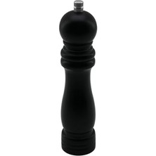 Esmo Home Chermik Ibico İ22-257 (Siyah Ahşap) (Büyük= Çap: 4.5cm & Uzunluk: 19.5cm) Tuz & Baharat Öğütücü*72