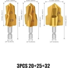 Esmo Home Pvc Boru Havşa Pprc Boru Onarımı Için Rayba 3 Boy Matkap Ucu Boru Tamir Delme Genişletme Tıraşlama