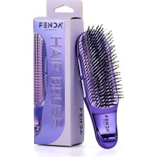 Esmo Home Fenda Profesyonel 4 Pinli Kompakt Mor Saç Fırçası